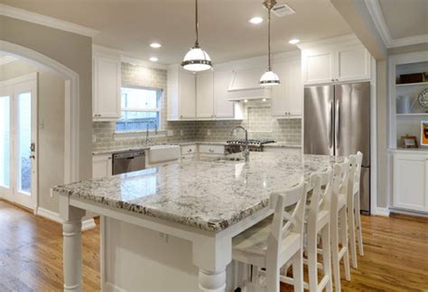 Bianco Antico Granite Countertops White Cabinets