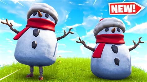 The New Fortnite Sneaky Snowman is HILARIOUS.. - YouTube