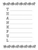 Thankful Acrostic Poem Worksheets & Teaching Resources | TpT