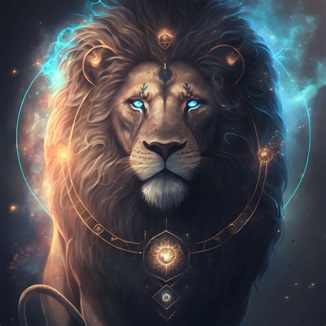 LEO Art | Zodiac | Star Sign Art | Mind Maestro AI