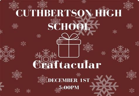 Cuthbertson High Arts Organizational Support Presents: CHS ITS ...