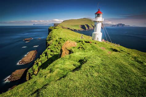 Lighthouse At Mykines Faroe Islands Photograph by Federica Violin - Pixels