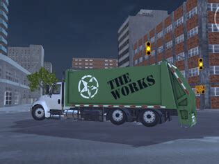 Garbage Truck Simulator . Online Games . BrightestGames.com