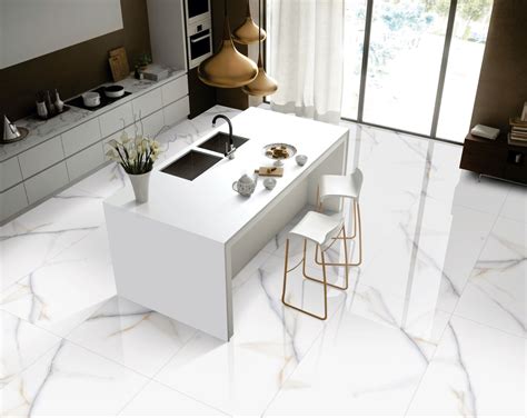 Gloss White Kajaria Eternity Floor Vitrified Tiles, Thickness: 12 mm, Size: 800x1200 mm, Rs 110 ...