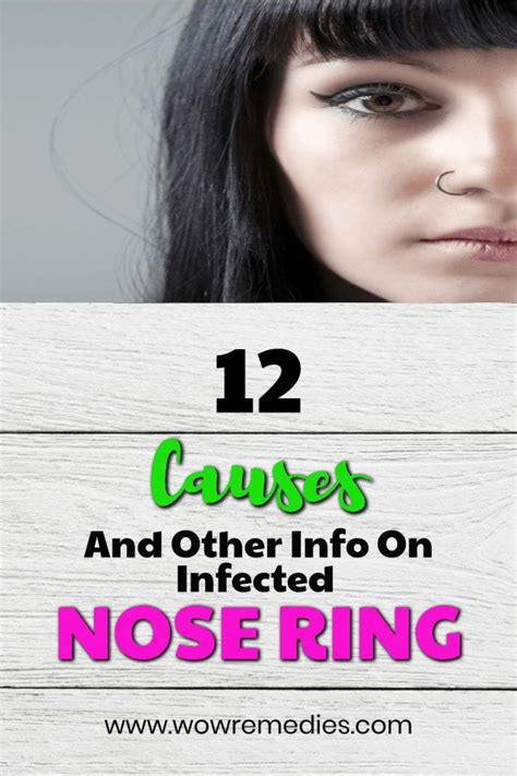 Infected Nose Piercing: Causes And How To Treat It | Infected nose piercing, Nose piercing ...