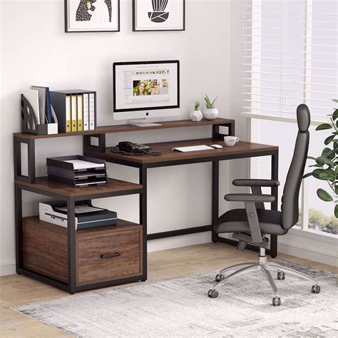 It is a multifunctional workstation integrating computer desk, hutch, printer cabinet. It can be ...