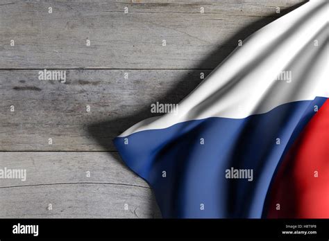 3d rendering of Czech Republic flag waving on wooden background Stock ...