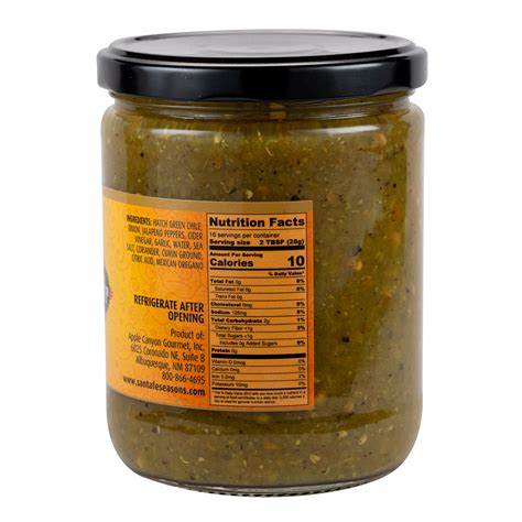 Fire Roasted Green Chile Salsa | Salsa from New Mexico