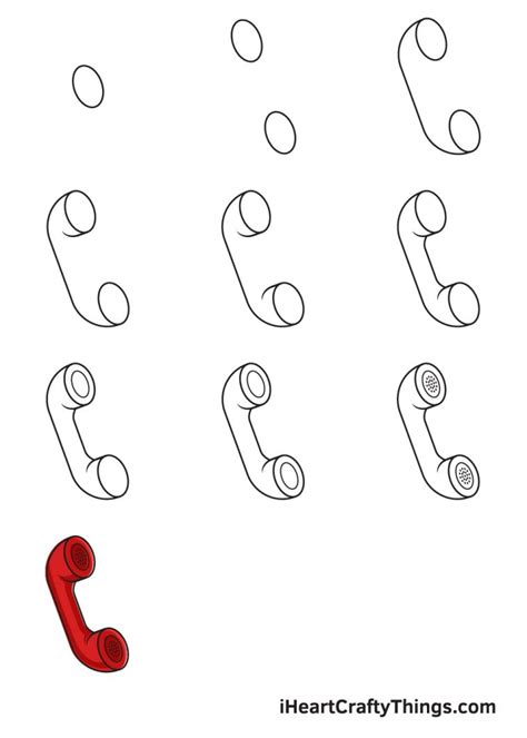 Phone Drawing - How To Draw A Phone Step By Step