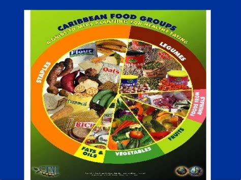 The 6 caribbean food groups