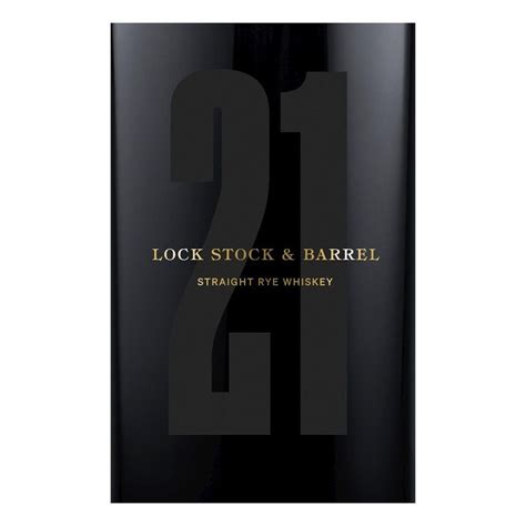 Buy Lock Stock & Barrel 21 Years Old Straight Rye | Sip Whiskey