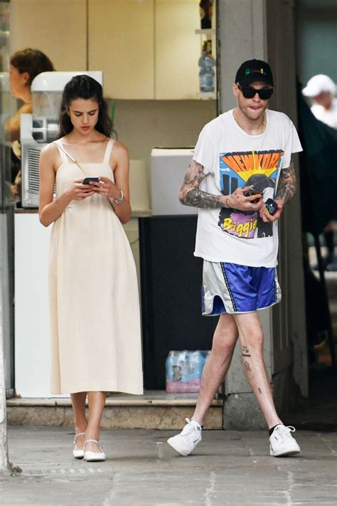 Margaret Qualley and Pete Davidson - Out in Venice-20 | GotCeleb