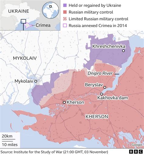 Ukraine war: Why is control of Kherson so important? - BBC News