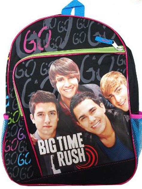 Nickelodeon Kids Big Time Rush Boy Band School Book Bag Backpack Merchandise 16" | eBay