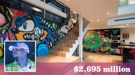 Chris Brown’s former Hollywood Hills home retains its colorful artwork - Los Angeles Times