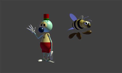 Andre and Wally B. Model Render by Danslade2004 on DeviantArt