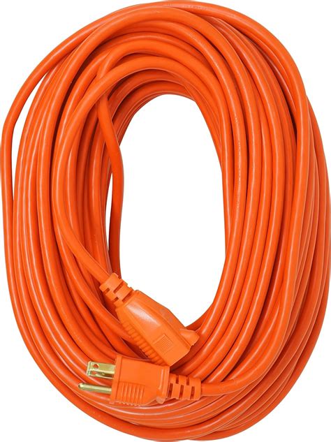 Southwire 2309SW8803 16/3 Vinyl Outdoor Extension Cord, Weather Resistant Flexible Vinyl Jacket ...