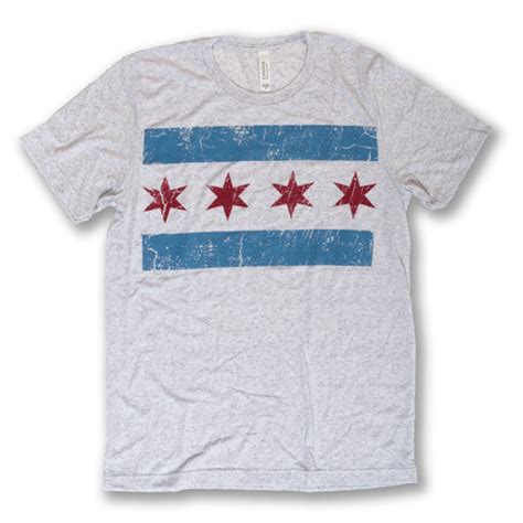 Oversized Chicago Flag Hoodie