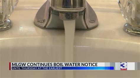 MLGW hopes to have boil water advisory lifted within next few days