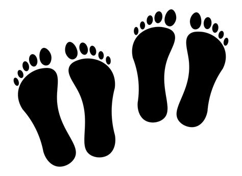 Baby Footprint Template Printable