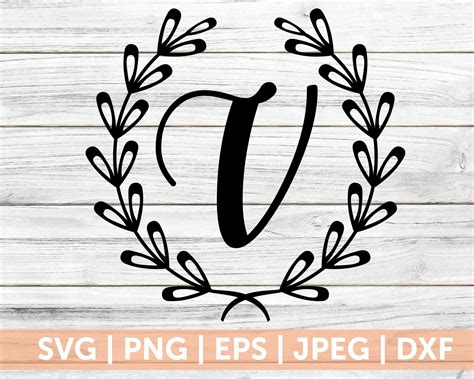 Monogram Svg Laurel Wreath Svg Family Name Svg Farmhouse - Etsy | Monogram embroidery letters ...