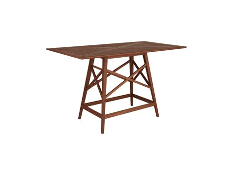Jensen Leisure Opal 71″ x 39″ Rectangular Counter Height Dining Table - Hausers Patio