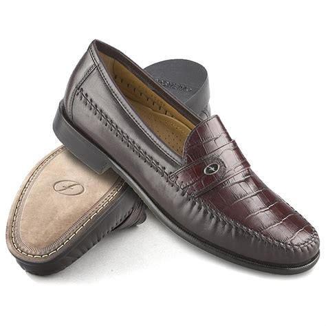 Men's Florsheim® Parma Croc Print Loafers - 186968, Dress Shoes at Sportsman's Guide