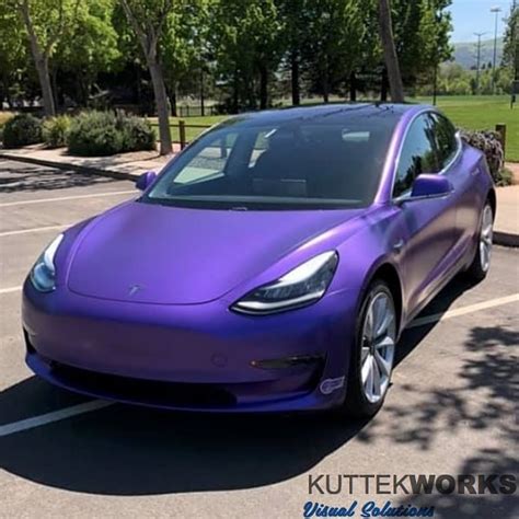 Purple Tesla Model 3 - Discover Top 10+ Videos And 70+ Images