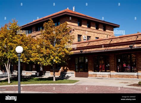 The 1910 Northern Pacific train station in Missoula, Montana Stock ...