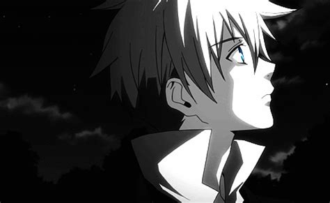 black and white hair guy - Google Search | Anime | Pinterest | White hair, Anime and Anime crying