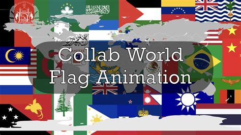 All World Flags Animation - Collab - YouTube