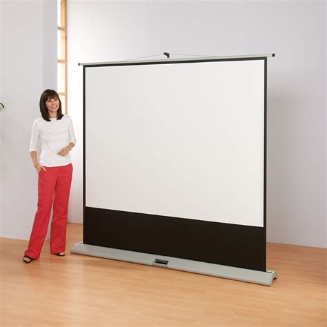 Portable Floor Projector Screen | Discount Displays