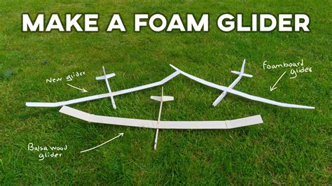 How to make a foam free flight glider | Cheap and fast glider build - YouTube