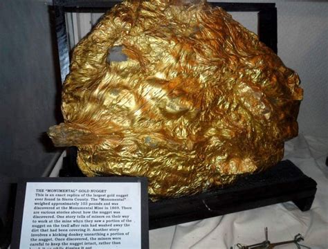 Largest gold nugget ever found in California — Collectors Universe