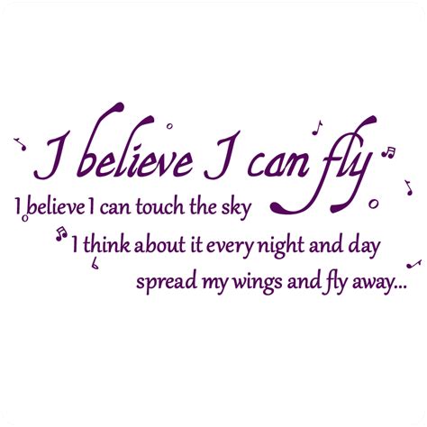 I Believe I Can Fly Quotes. QuotesGram