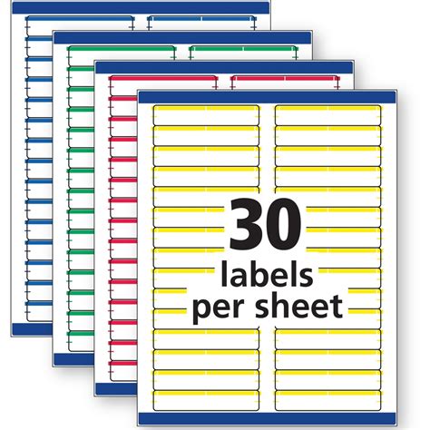 Avery® Removable Laser/Inkjet Filing Labels - Filing Labels | Avery