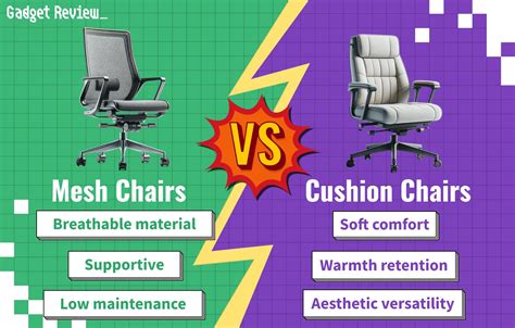 Mesh Vs Cushion Chair | Cushion or Mesh Seat Office Chairs?