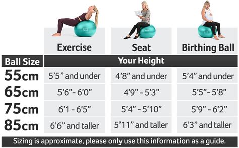 Gym Ball (55cm, 65cm, 75cm & 85cm) - Core Balance