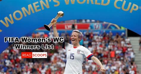 Complete FIFA Women’s World Cup Winners List | Read Scoops