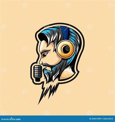 People singing logo stock vector. Illustration of design - 242013909