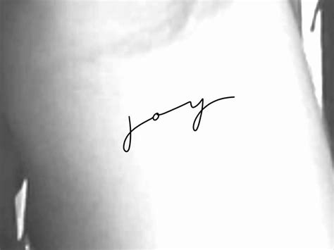 Joy Temporary Tattoo