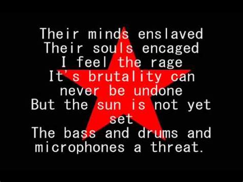 Rage Against The Machine - Darkness Of Greed (Lyrics) - YouTube