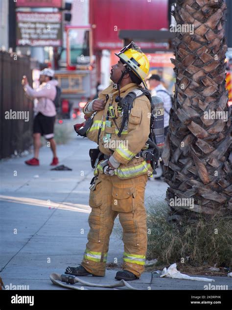 Los Angeles, CA, USA – November 3, 2022: Los Angeles Fire Department ...