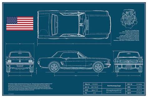 Ford Mustang Shelby Gt500 Blueprints - New Cars Review