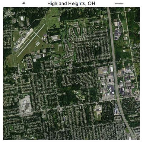 Aerial Photography Map of Highland Heights, OH Ohio