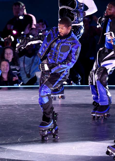 Usher Super Bowl 2024 Outfits for Halftime Show: Off-White Look & More