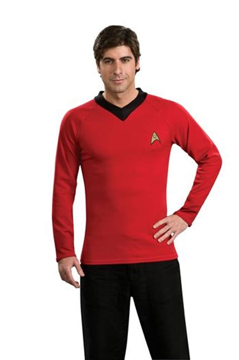 Adult Star Trek Red Costume, Star Trek Costumes