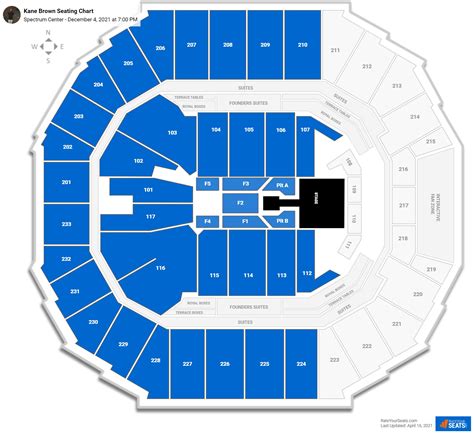 Spectrum Center Seating Charts for Concerts - RateYourSeats.com