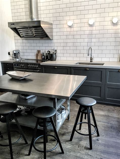 ahomestockholm | Industrial style kitchen, Modern kitchen cabinets, Kitchen cabinet design