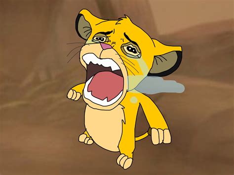 Chopper Crying One Piece Meme - Simba by angrybirds770 on DeviantArt